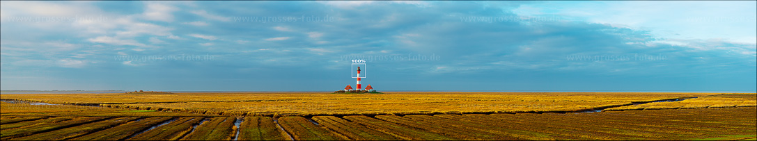 Foto Leuchtturm Westerheversand hochauflösend